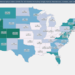 Map of 2022 February Zillow Home Value Index by State – The Siburg Company